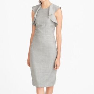 NWT J Crew Monday dress heather gray